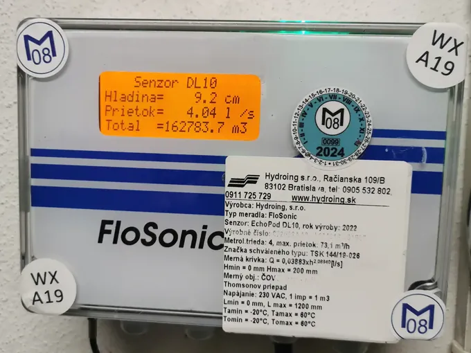 Meradlo FloSonic na overenie prietoku